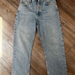 Agolde Women's Straight Leg Jeans - Light Blue